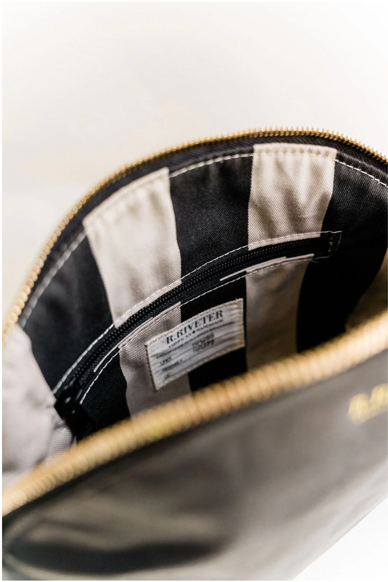 Hopper Crossbody Bag | Black Leather