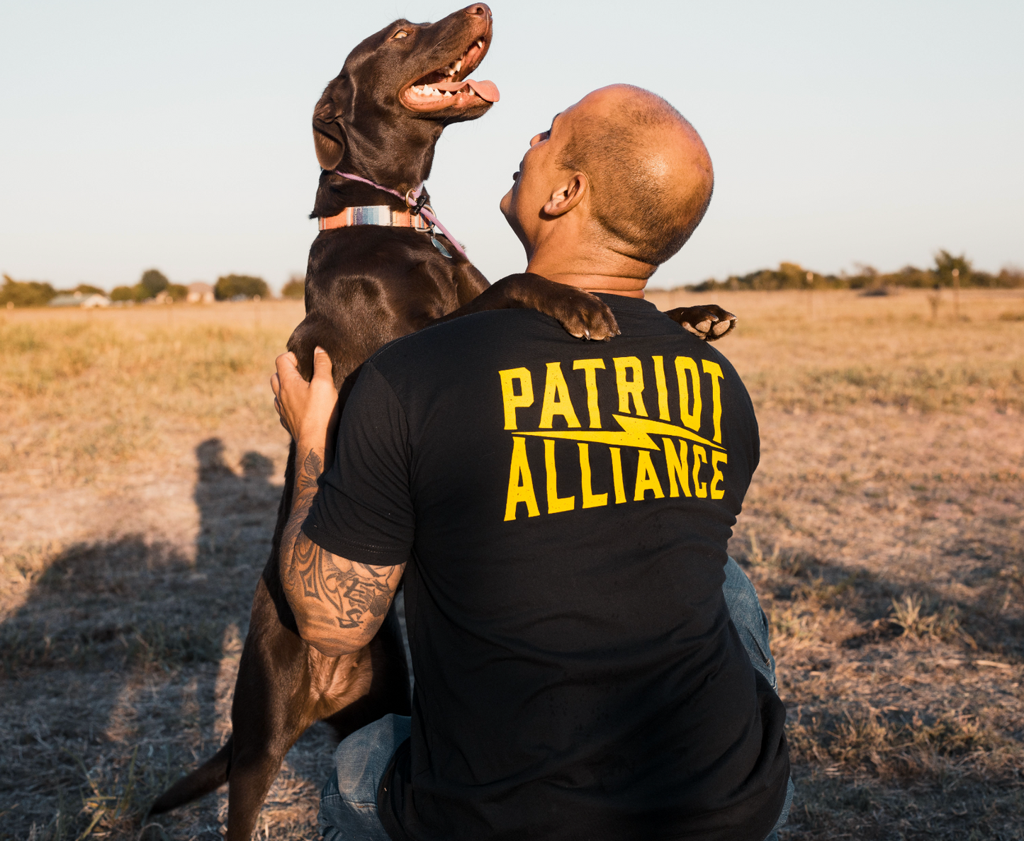 Patriot Alliance Bolt T-Shirt - Black