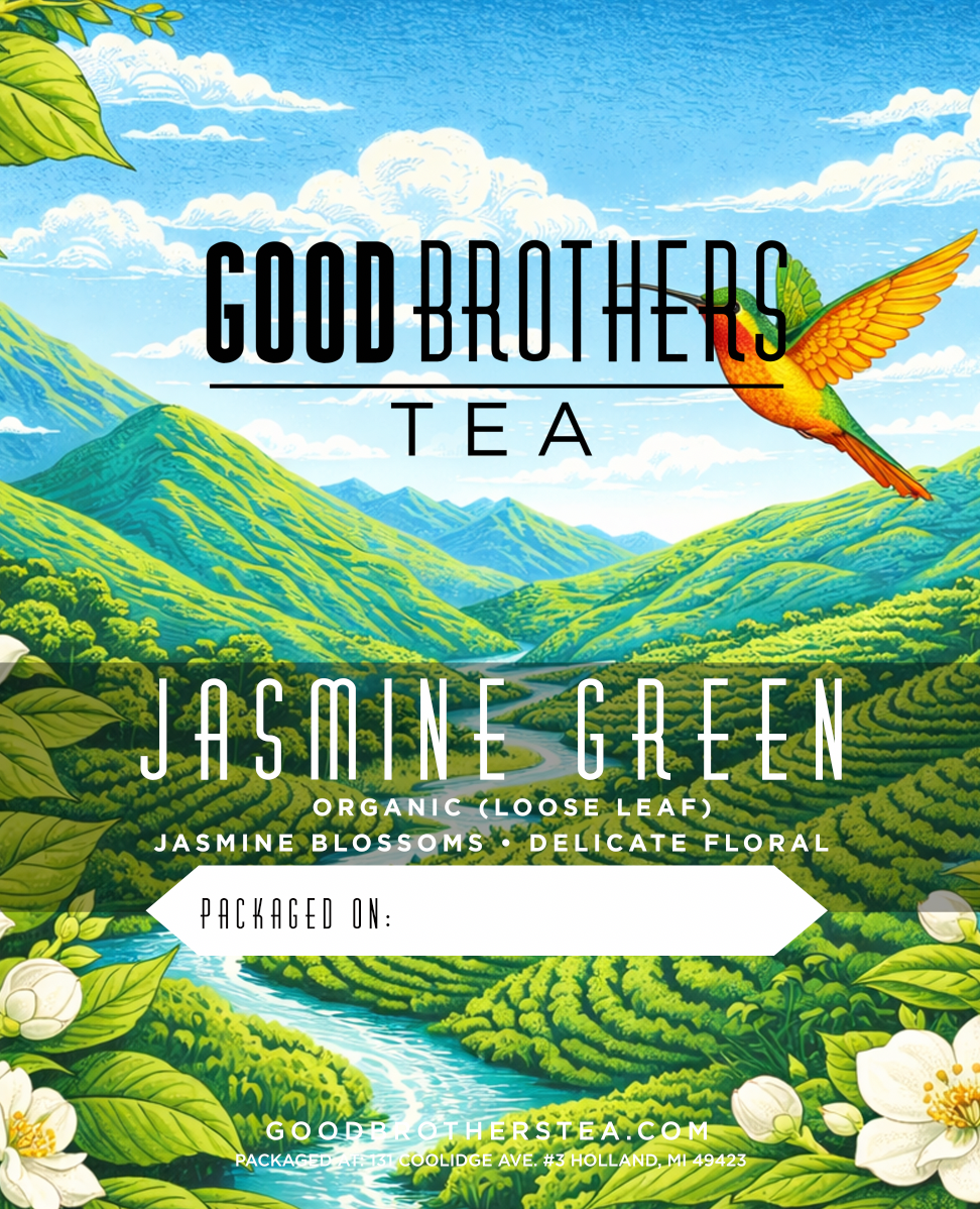 Organic Jasmine Green Tea  Loose Leaf