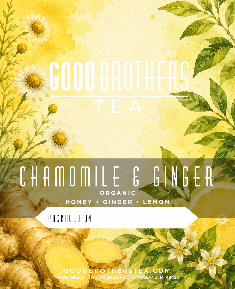 Organic Chamomile Ginger Tea Loose Leaf