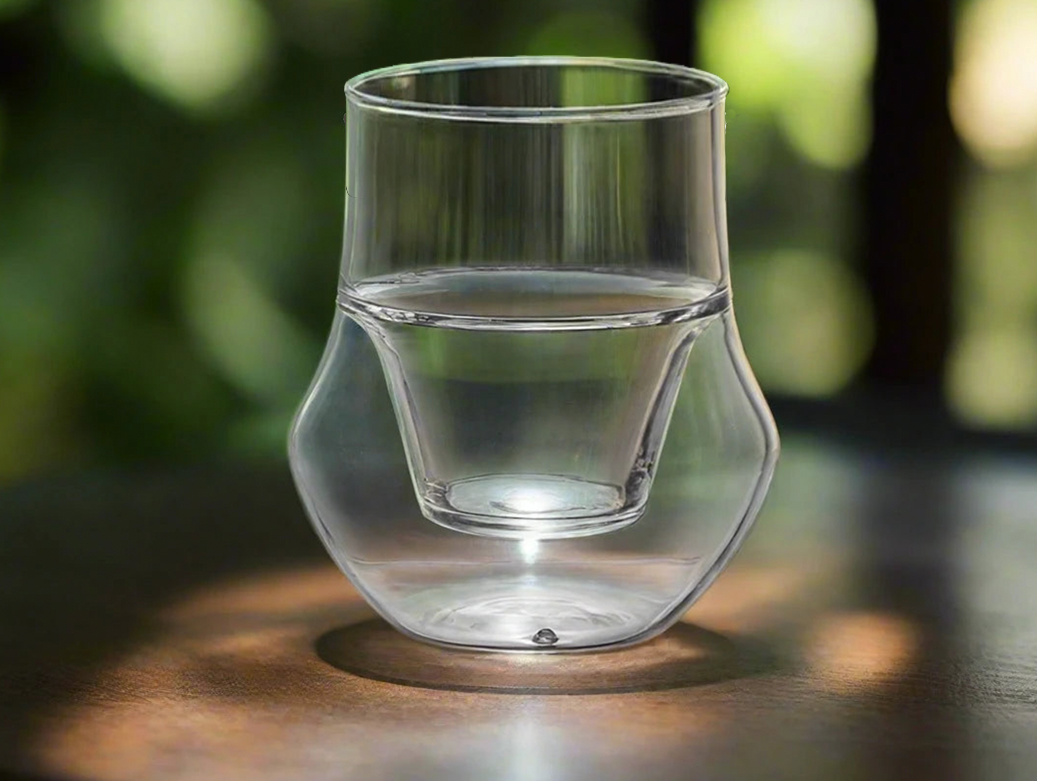 Espresso Cup Double Wall Glass 150ML (1 Cup) + (2 Cup) Options