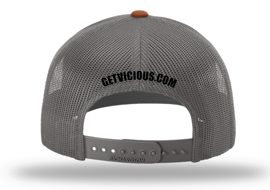 Vicious Logo - Gray/Charcoal/Orange