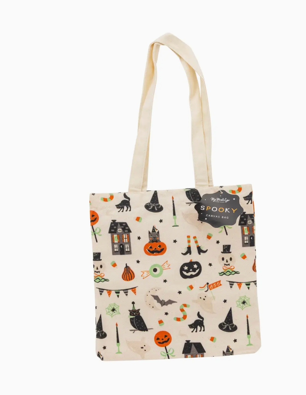 Spooky Trick Or Treat Canvas Tote Bag