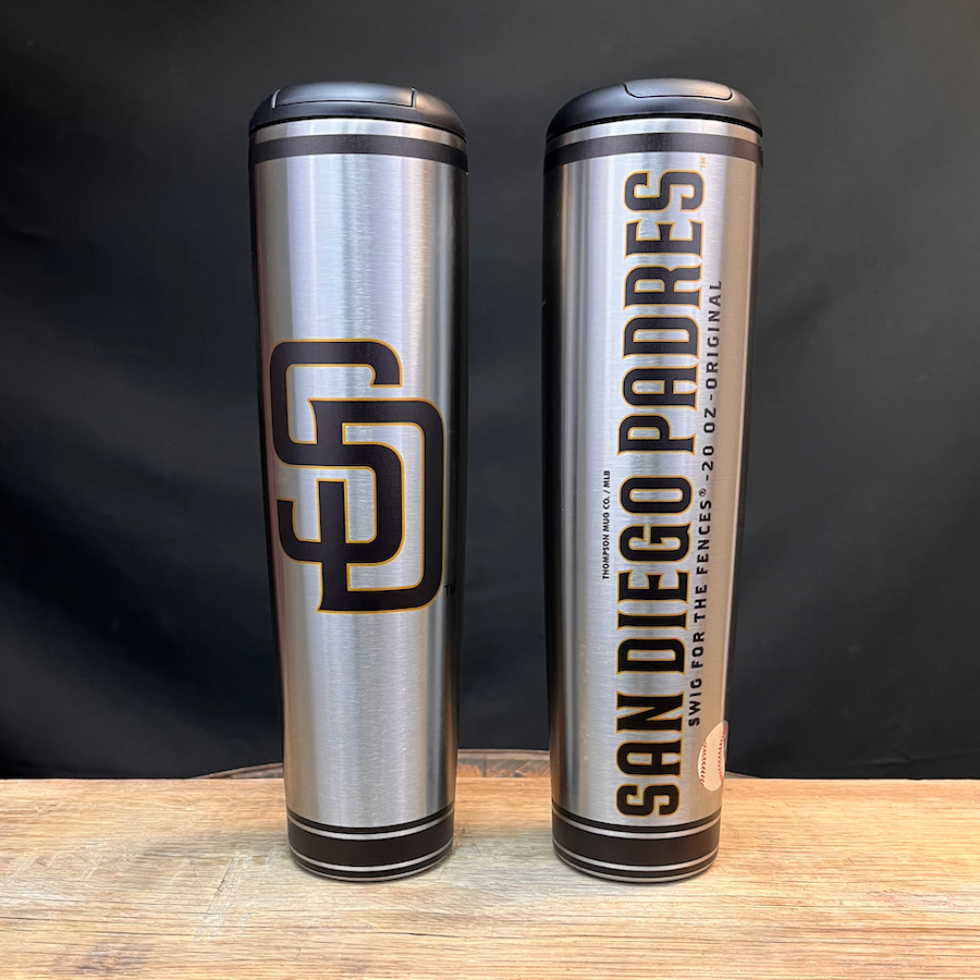 San Diego Padres Metal Dugout Mug | Stainless Steel Baseball Bat Mug