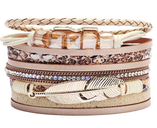 DUNDEE - Leather Accent Bracelet