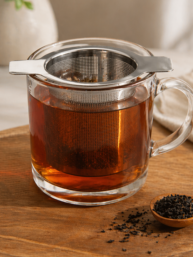 Tea Infuser Stainless Steel Mesh Strainer For Loose Leaf Tea