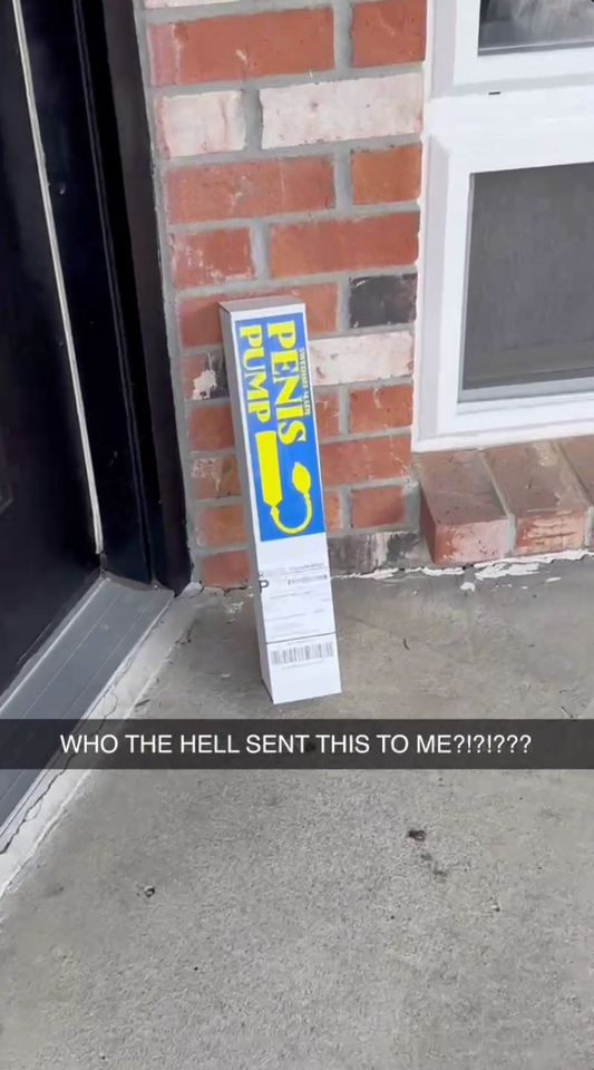 Swedish-Made Penis Pump Prank Package: Includes a FREE Mystery Beersy Can Cooler