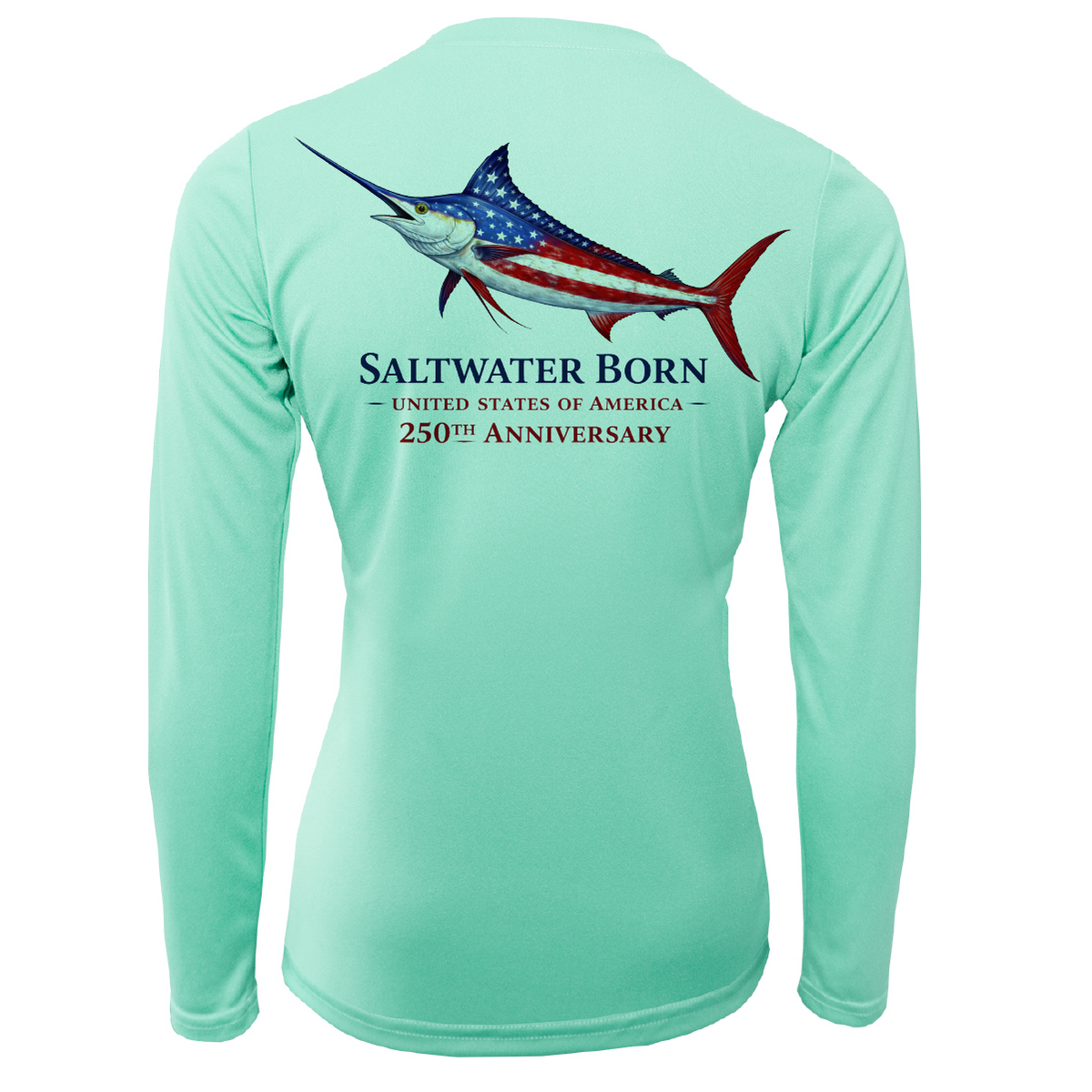 250th Anniversary Action Marlin Women's Long Sleeve UPF 50+ Dry-Fit Shirt