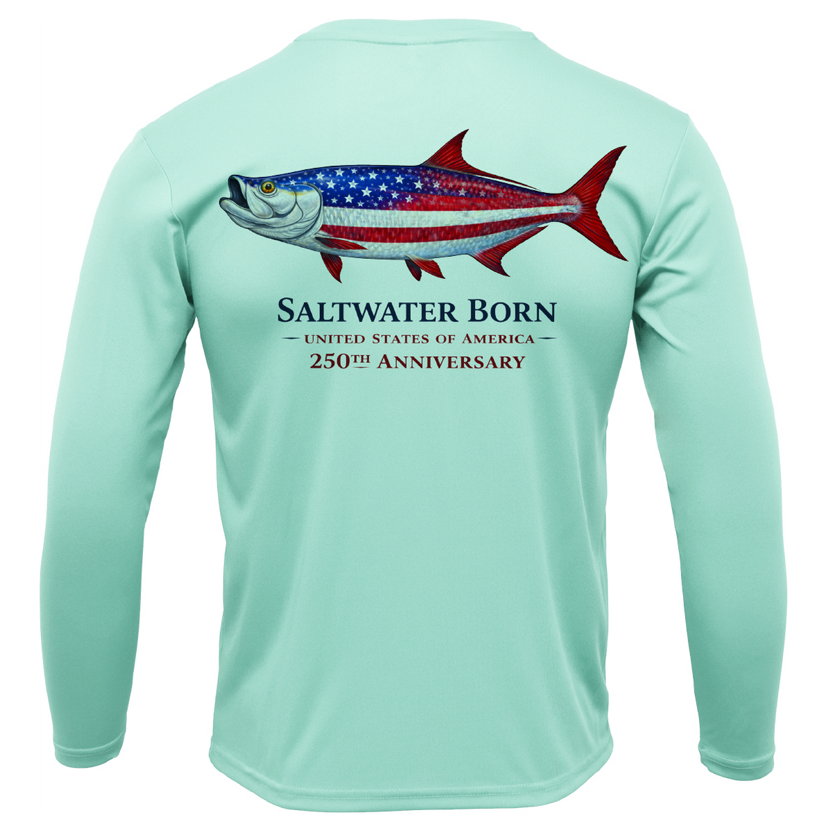 250th Action Tarpon Girl's Long Sleeve UPF 50+ Dry-Fit Shirt