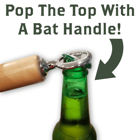 New York Mets "NY" Season Opener™ | Baseball Bat Handle Bottle Opener