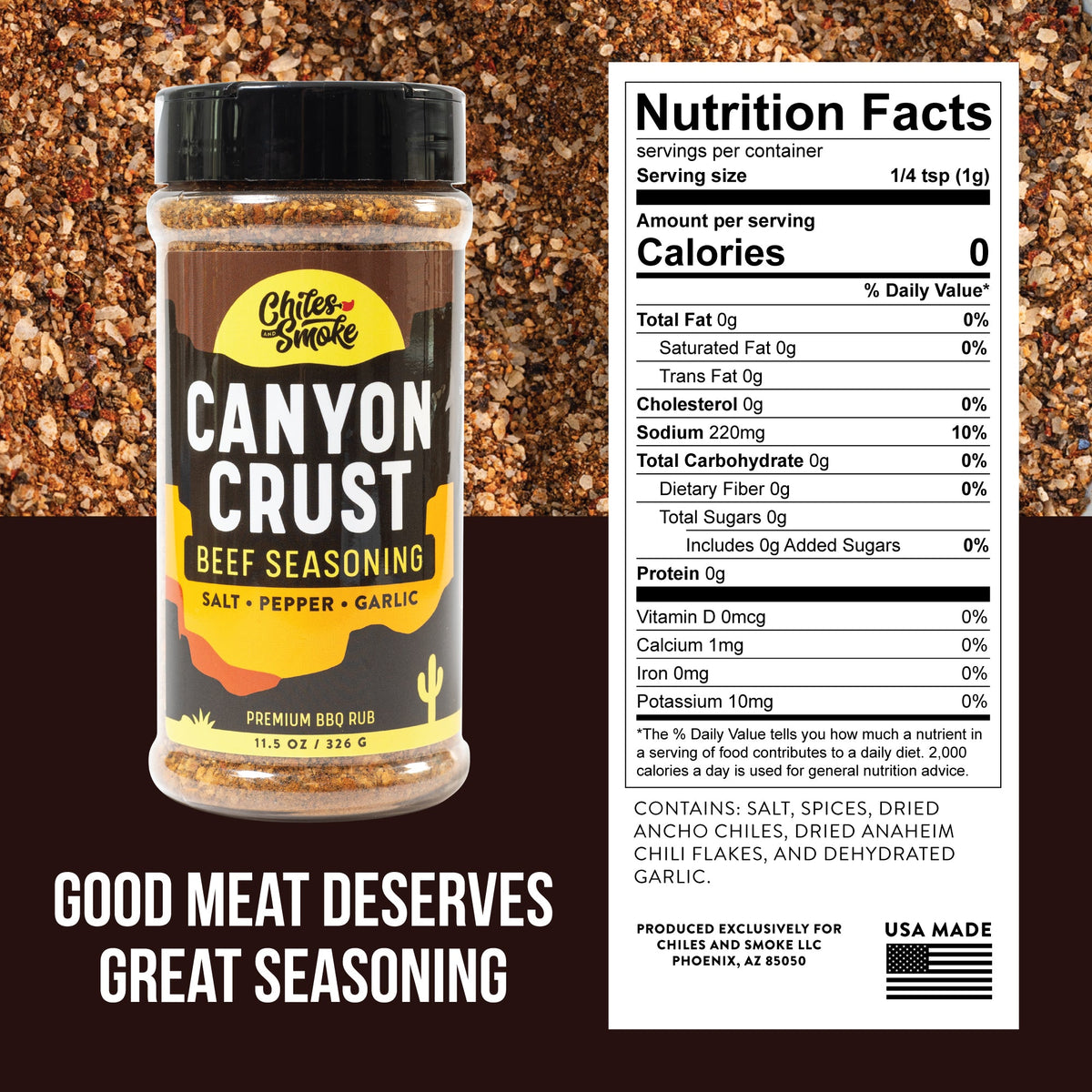 Canyon Crust Beef Seasoning
