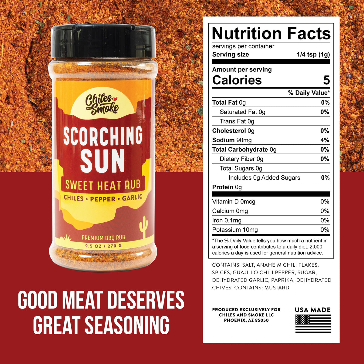 Scorching Sun Sweet Heat Rub