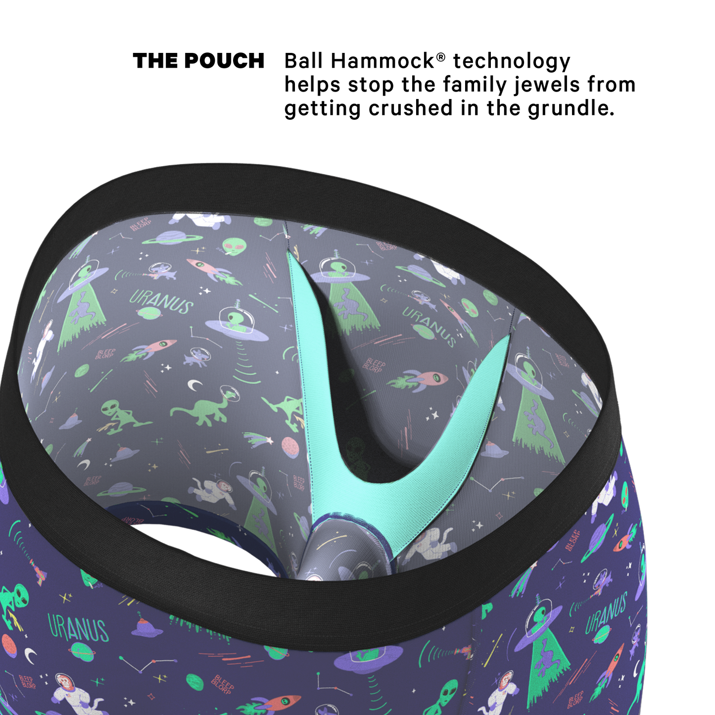 The Sensual Abduction | Alien Ball Hammock® Pouch Underwear