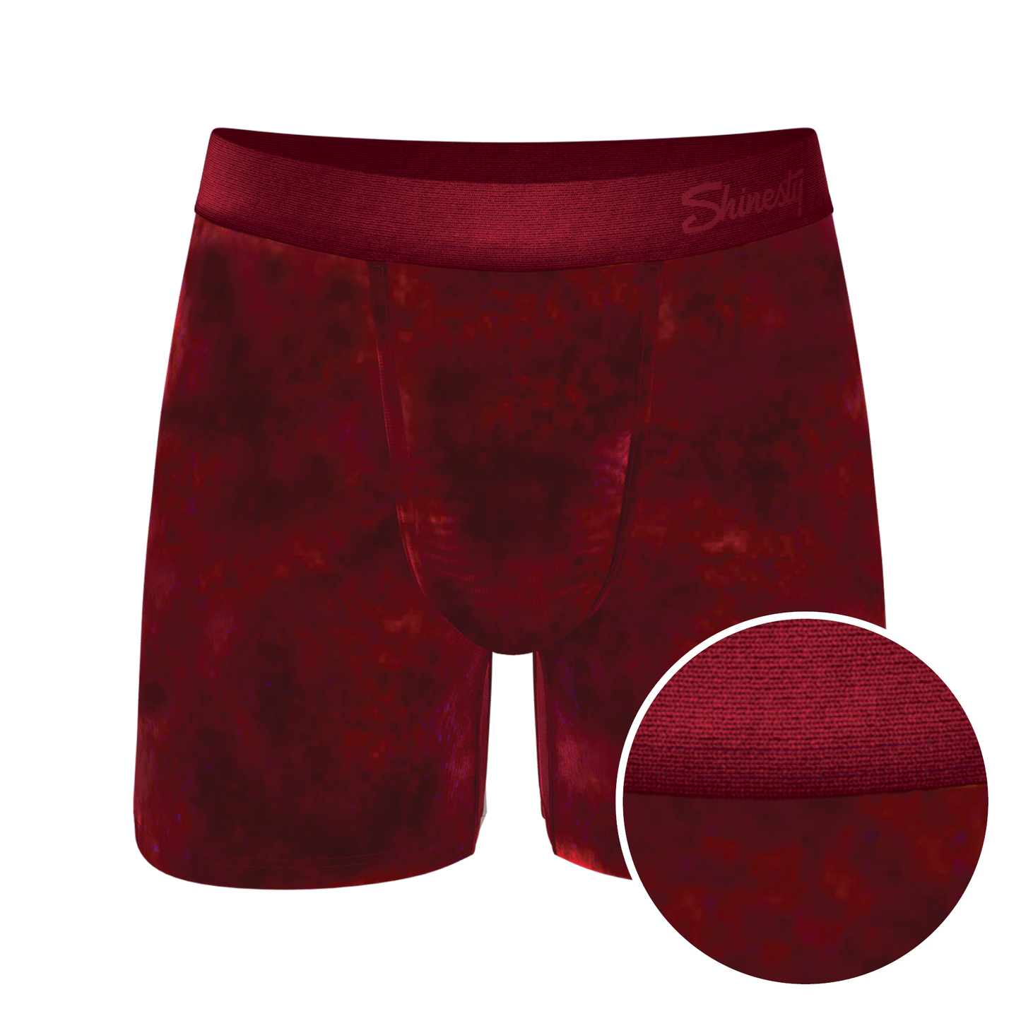 The Serenade | Red Velvet Ball Hammock Pouch® Boxer