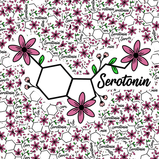 Serotonin Sticker