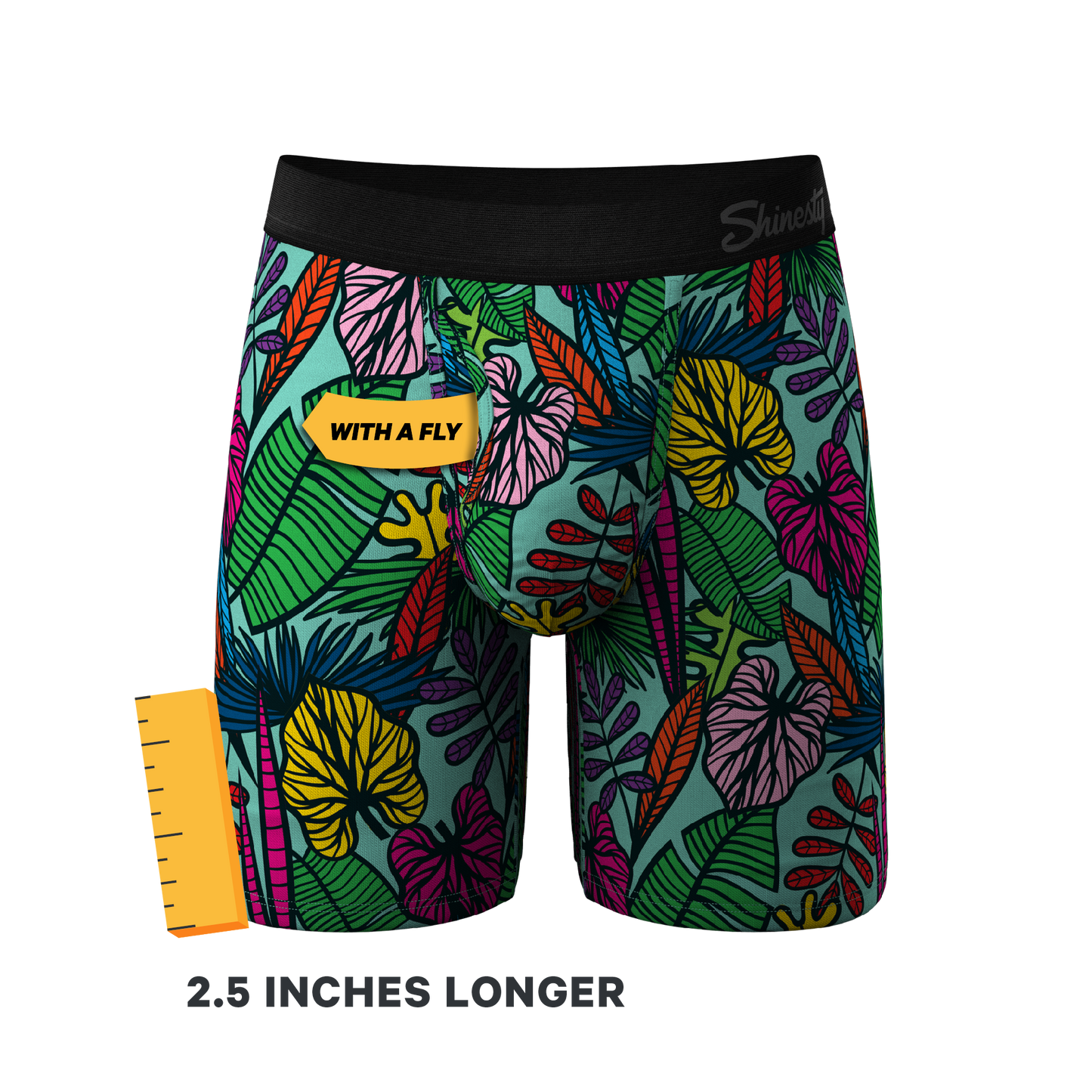 The Sex On The Beach | Tropical Long Leg Ball Hammock® Pouch Underwear With Fly