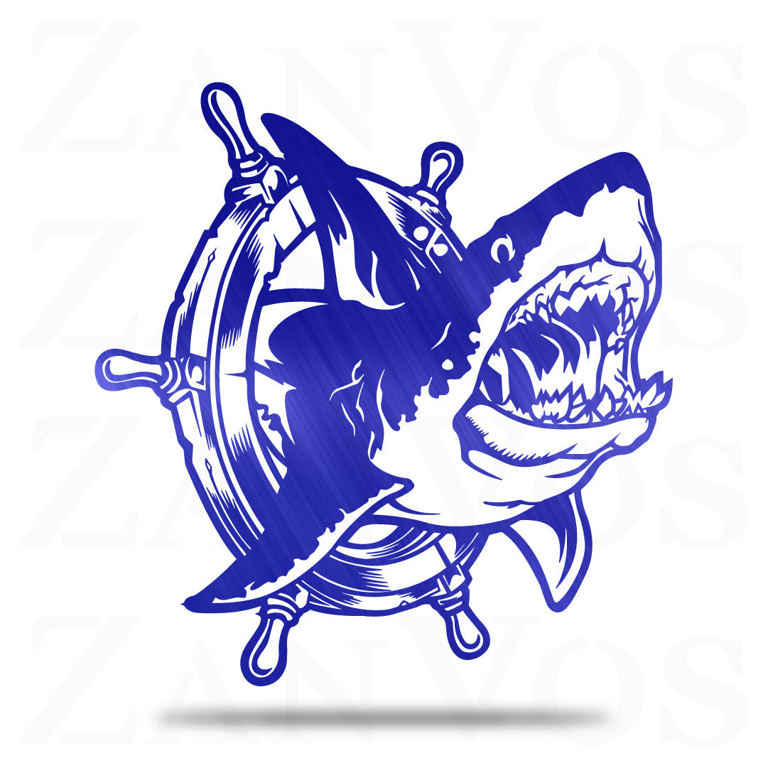 Shark Boat Wheel Nautical