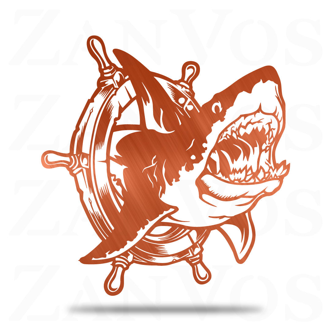 Shark Boat Wheel Nautical
