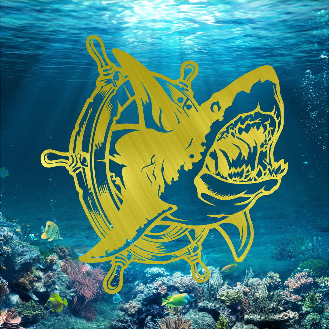 Shark Boat Wheel Nautical