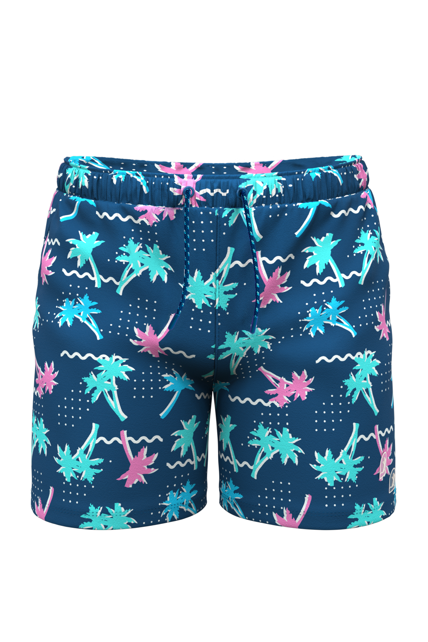 The Shorebreak | Navy Tropical Ball Hammock® Pouch 5" Swim Trunks