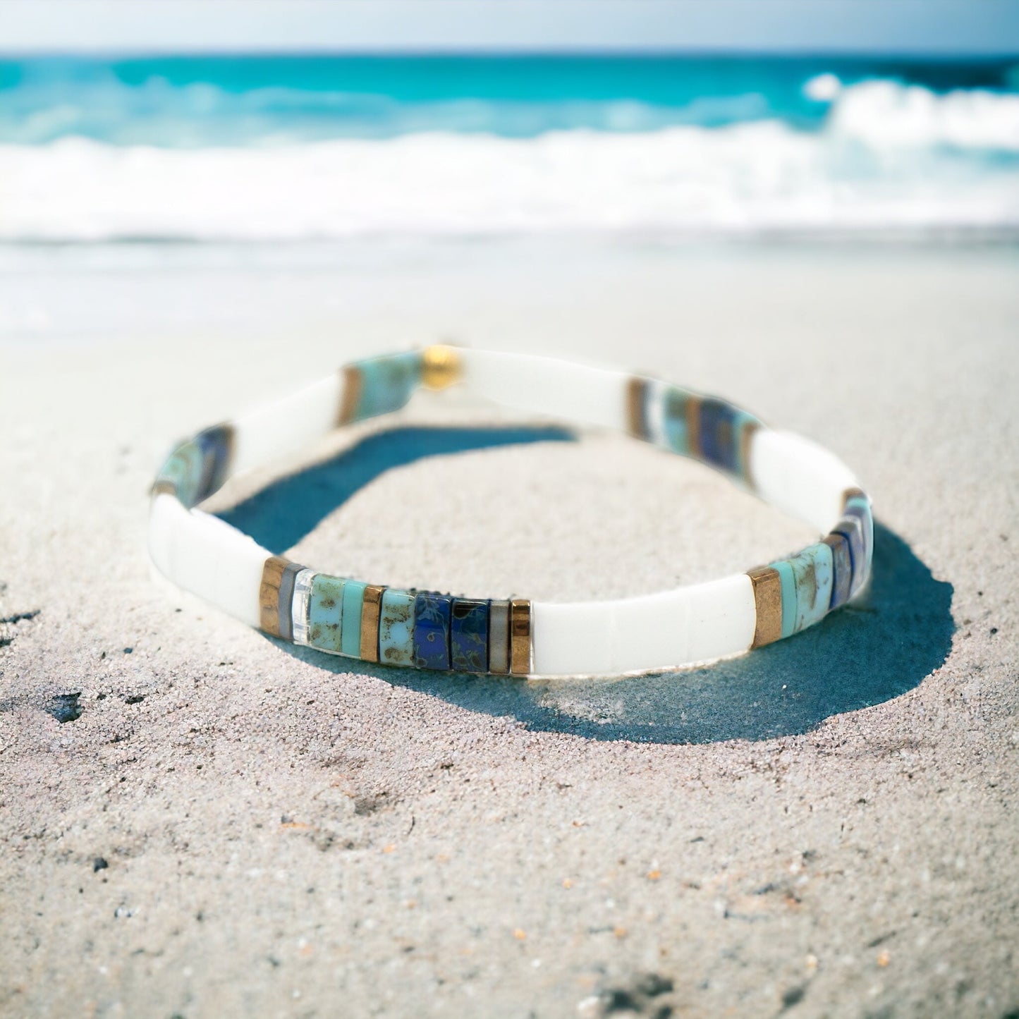 TIDAL WAVE - Tila Bead Bracelets Stack