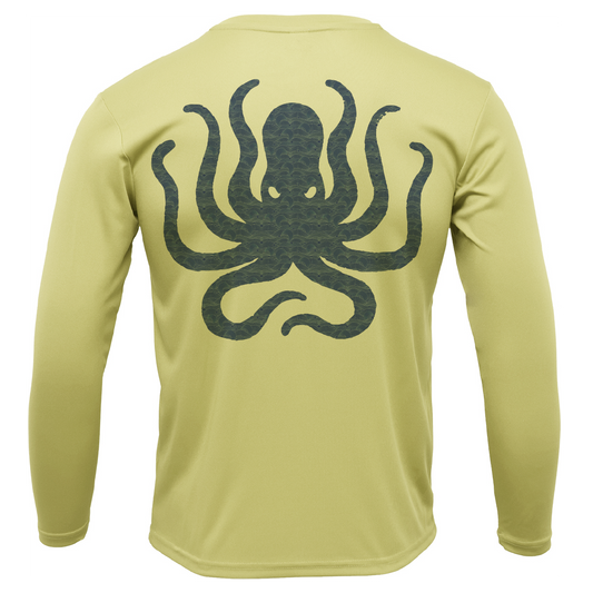 Charleston, SC Kraken Palmetto Logo Men's Long Sleeve UPF 50+ Dry-Fit Shirt