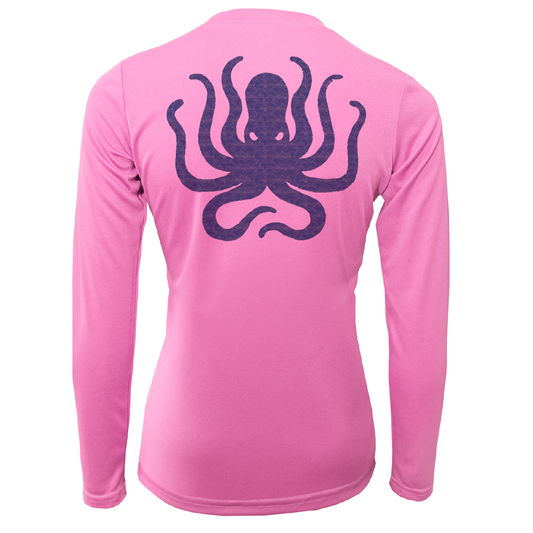 Tarpon Springs, FL Kraken Women's Long Sleeve UPF 50+ Dry-Fit Shirt