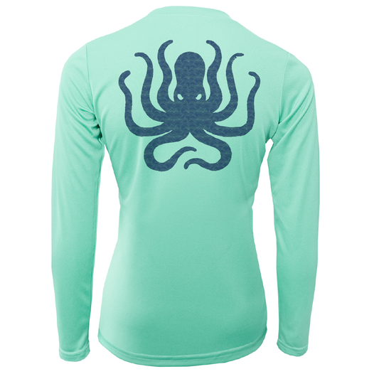 Key West Kraken Women's Long Sleeve UPF 50+ Dry-Fit Shirt