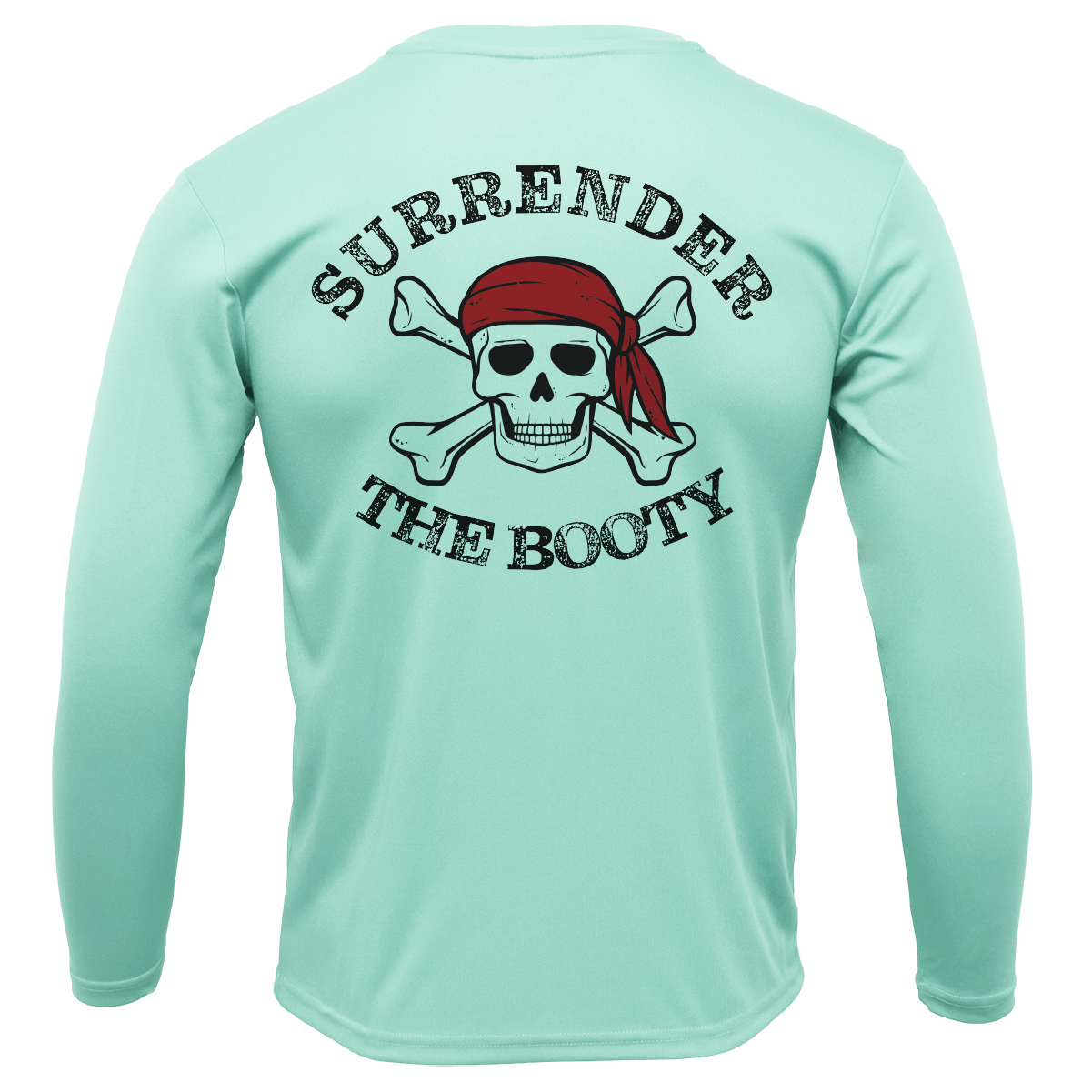 Texas Freshwater Born "Surrender The Booty" Girl's Long Sleeve UPF 50+ Dry-Fit Shirt