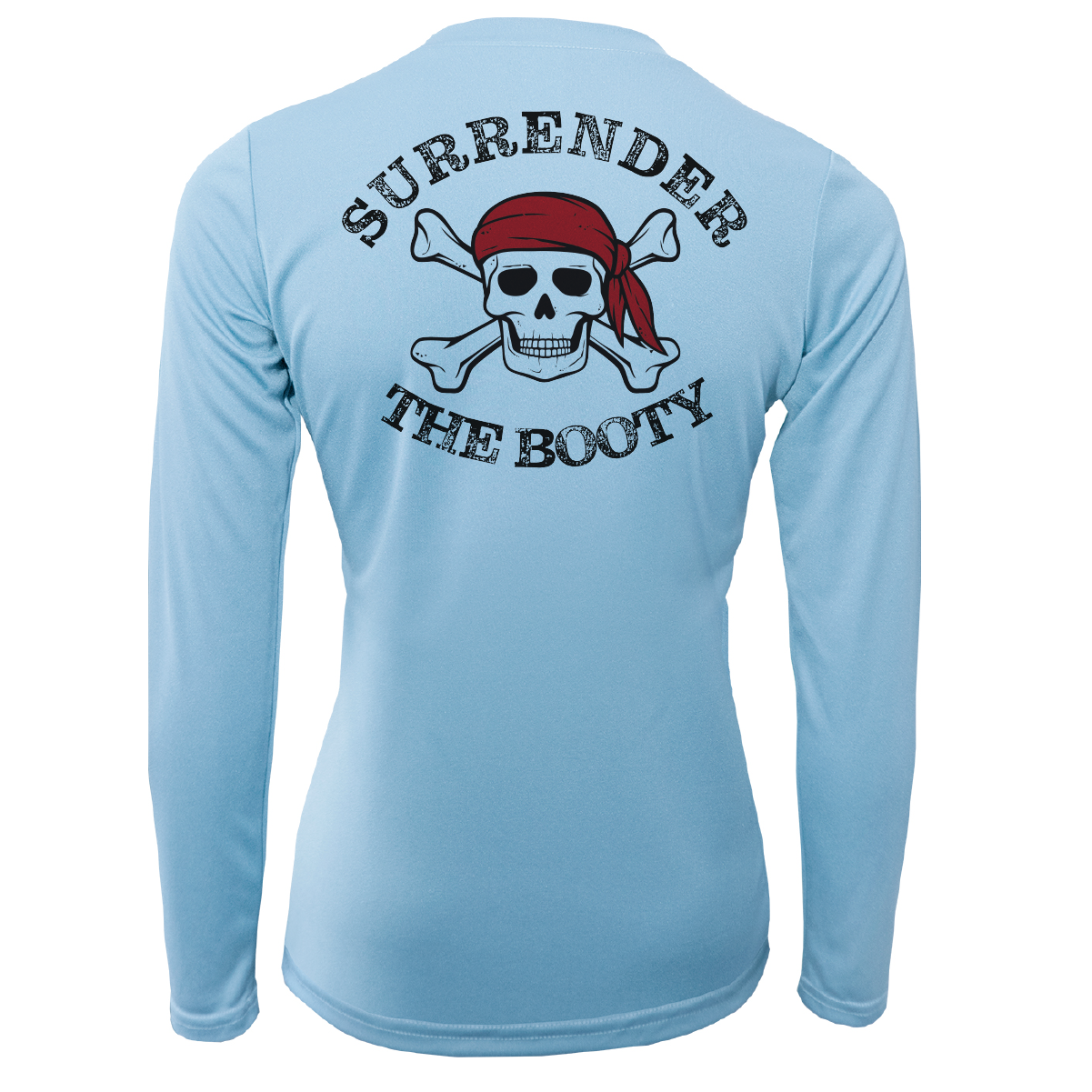 Texas Freshwater Born "Surrender The Booty" Women's Long Sleeve UPF 50+ Dry-Fit Shirt