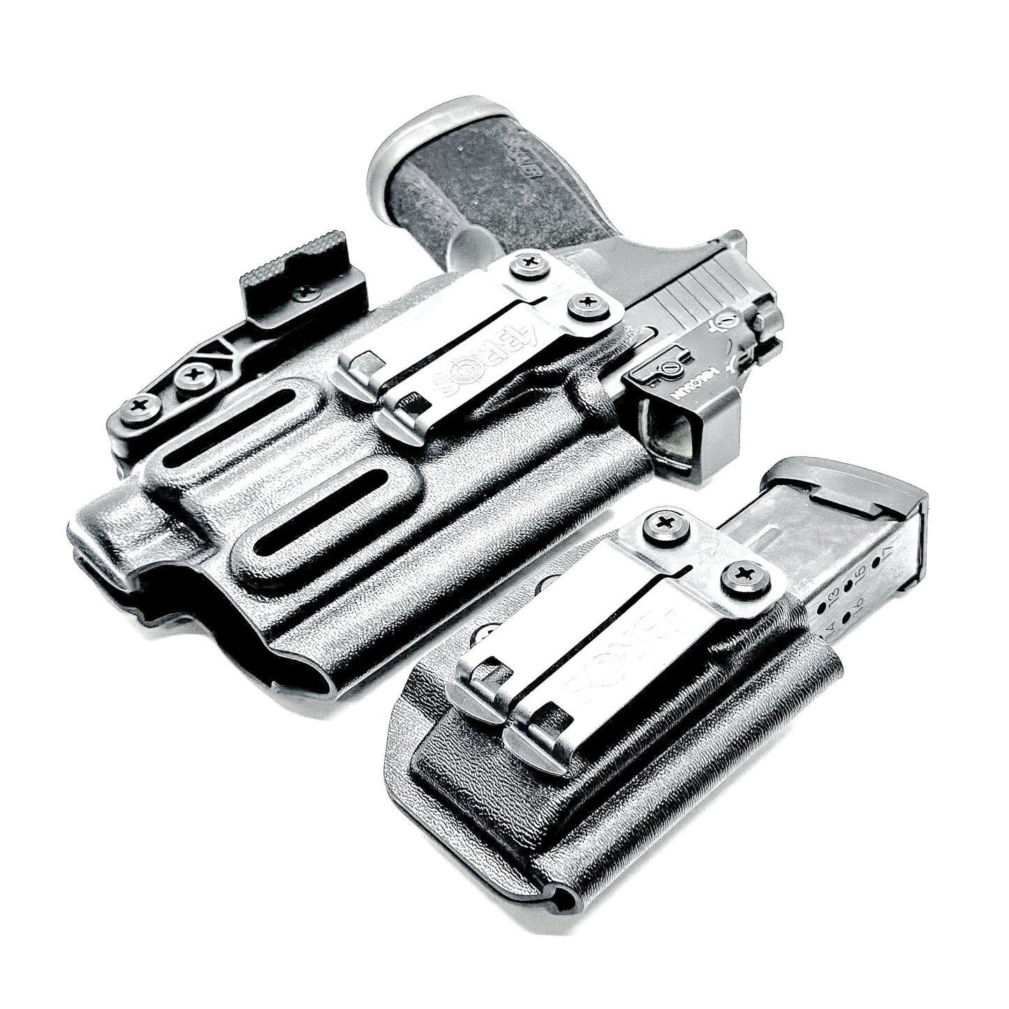 Sig P365-XMACRO & TLR-7 X or HL-X IWB Holster with Magazine Carrier Combo