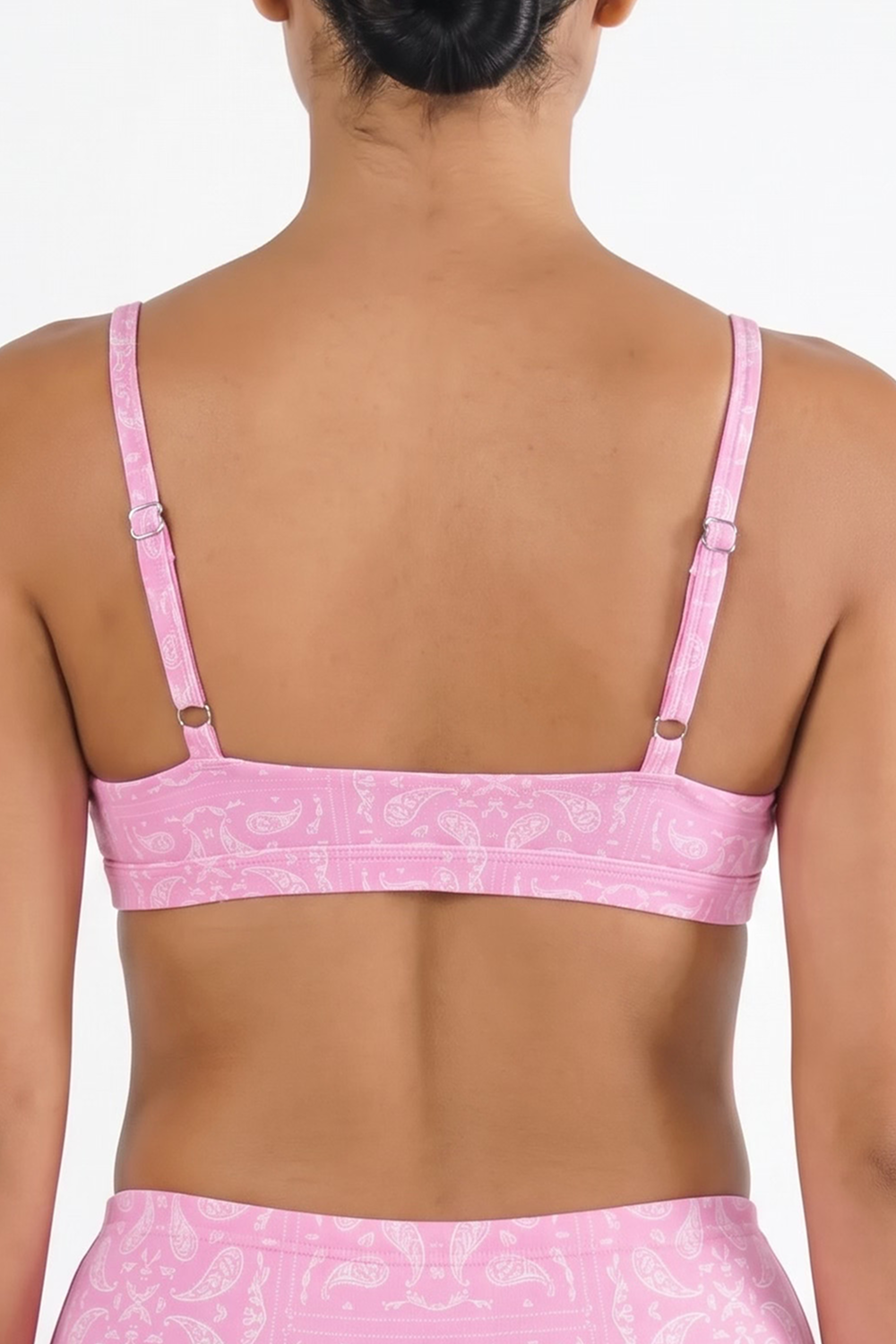 The Silk & Saddle | Pink Bandana Boob Hammock™ Triangle Bralette