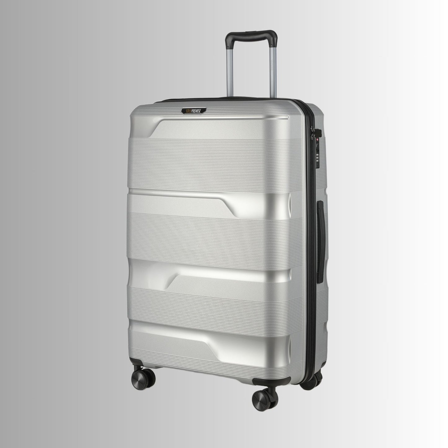 28-inch Silver Hardcase Roller Luggage