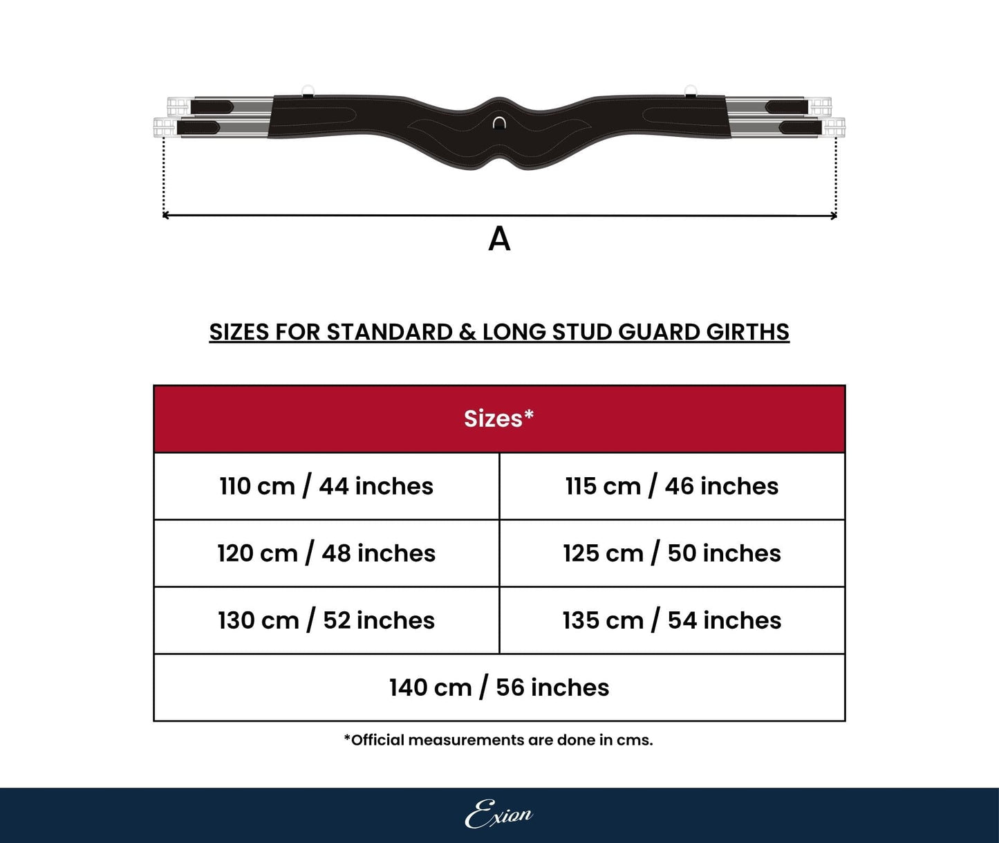 ExionPro 'AdaptLine' Wave Girth - Matching Elastic