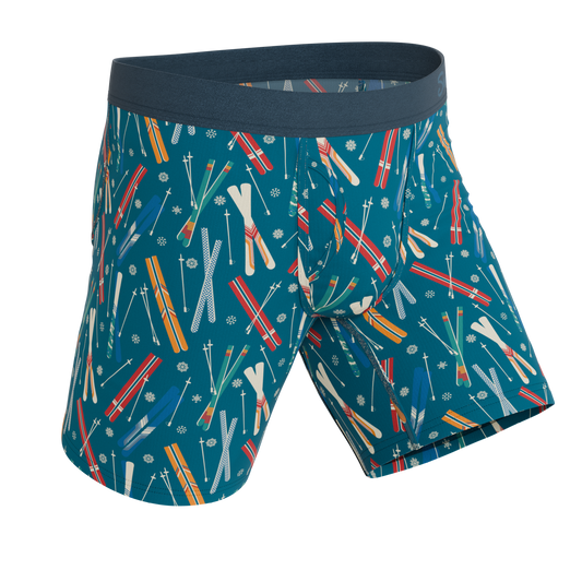 The Ski In Ski Out | Retro Ski Long Leg Ball Hammock® Pouch Underwear With Fly