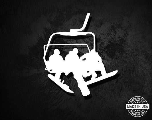 Ski Snowboard Lift Decal