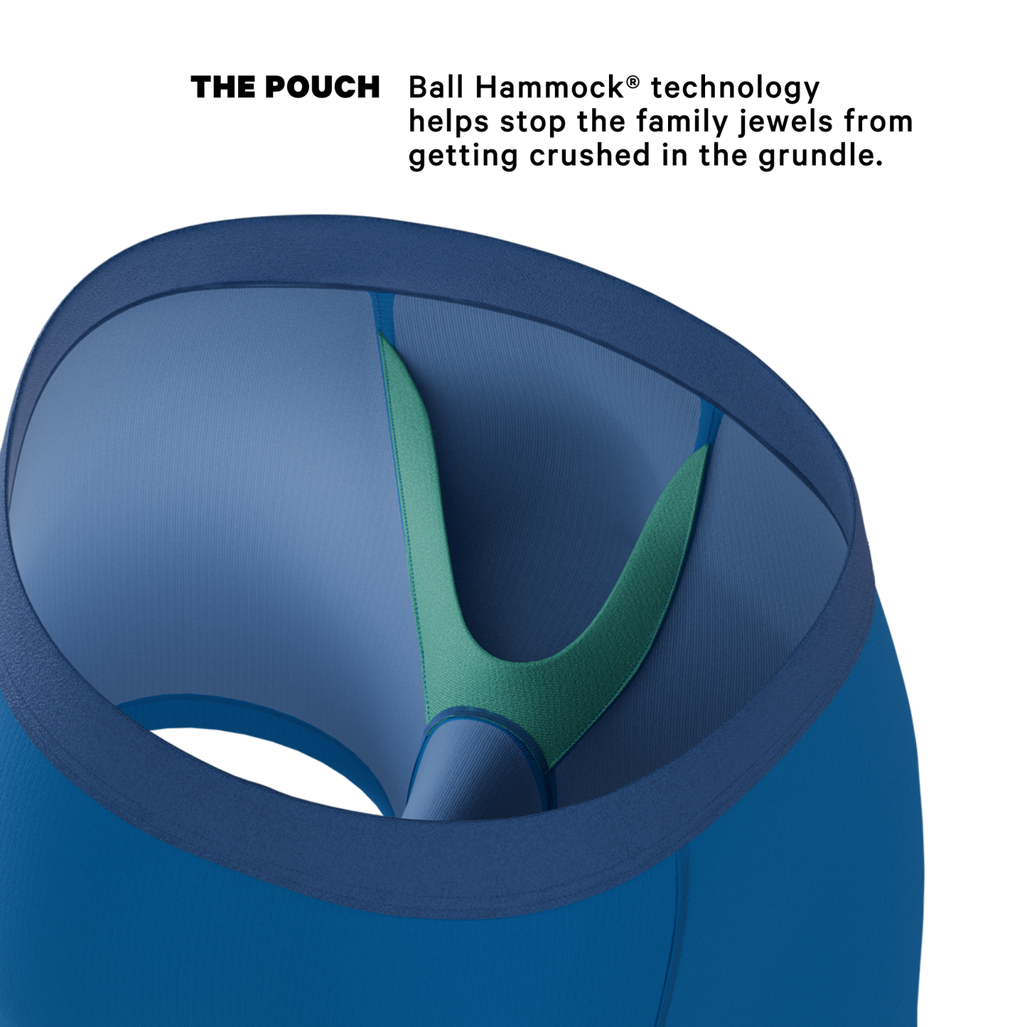 The Skydiver | Ocean Blue Ball Hammock® Pouch Underwear