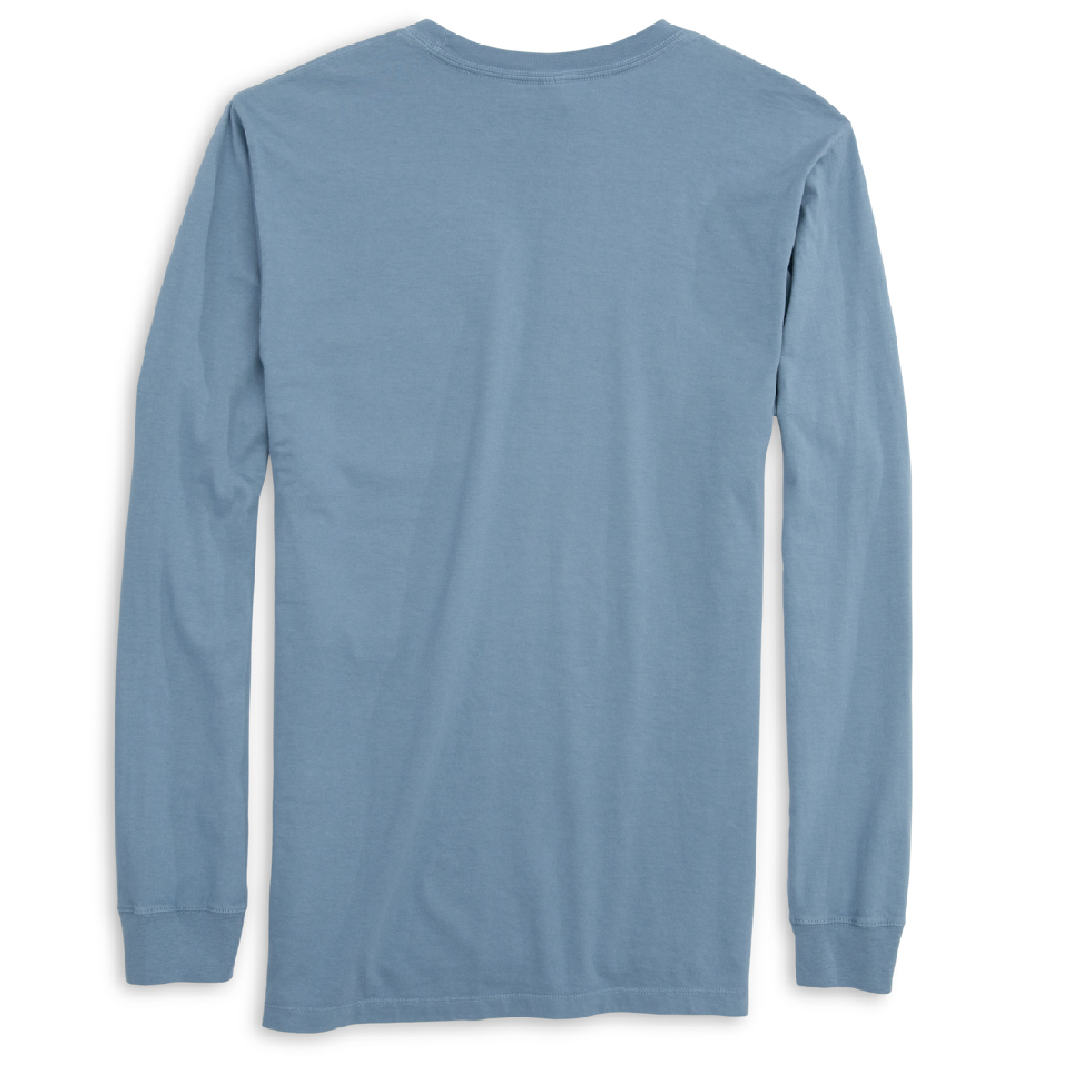 Freshwater Born Linear Logo Men's Cotton Long Sleeve Shirt