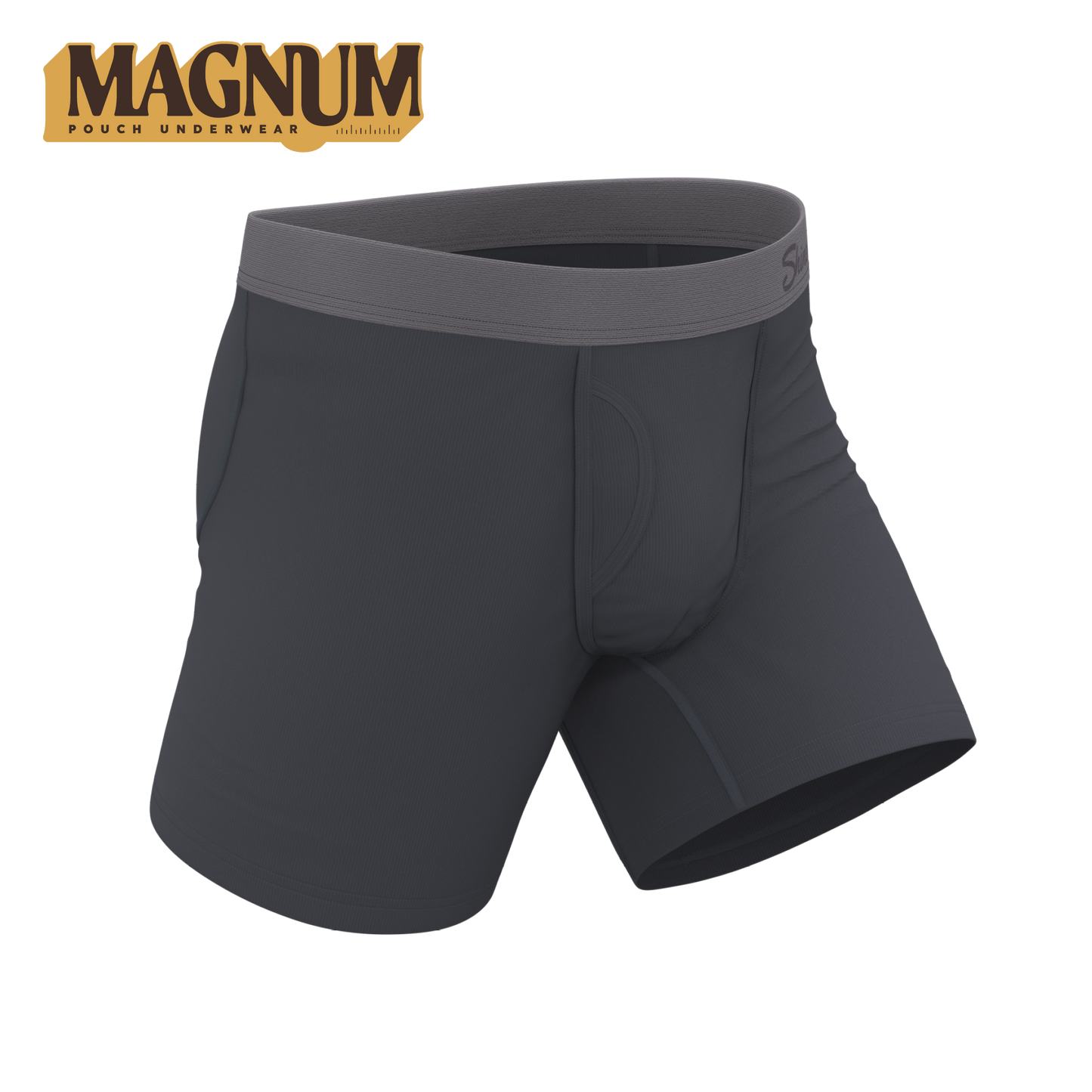 The Slate Expectations | Grey Tonal Ball Hammock® Magnum Big Pouch Underwear