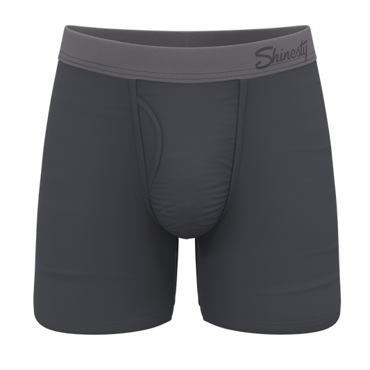 The Slate Expectations | Grey Tonal Ball Hammock® Pouch Underwear With Fly
