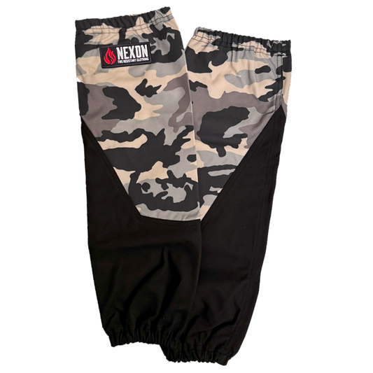 Nexon Split Leather FR Welding Sleeves - CAMO