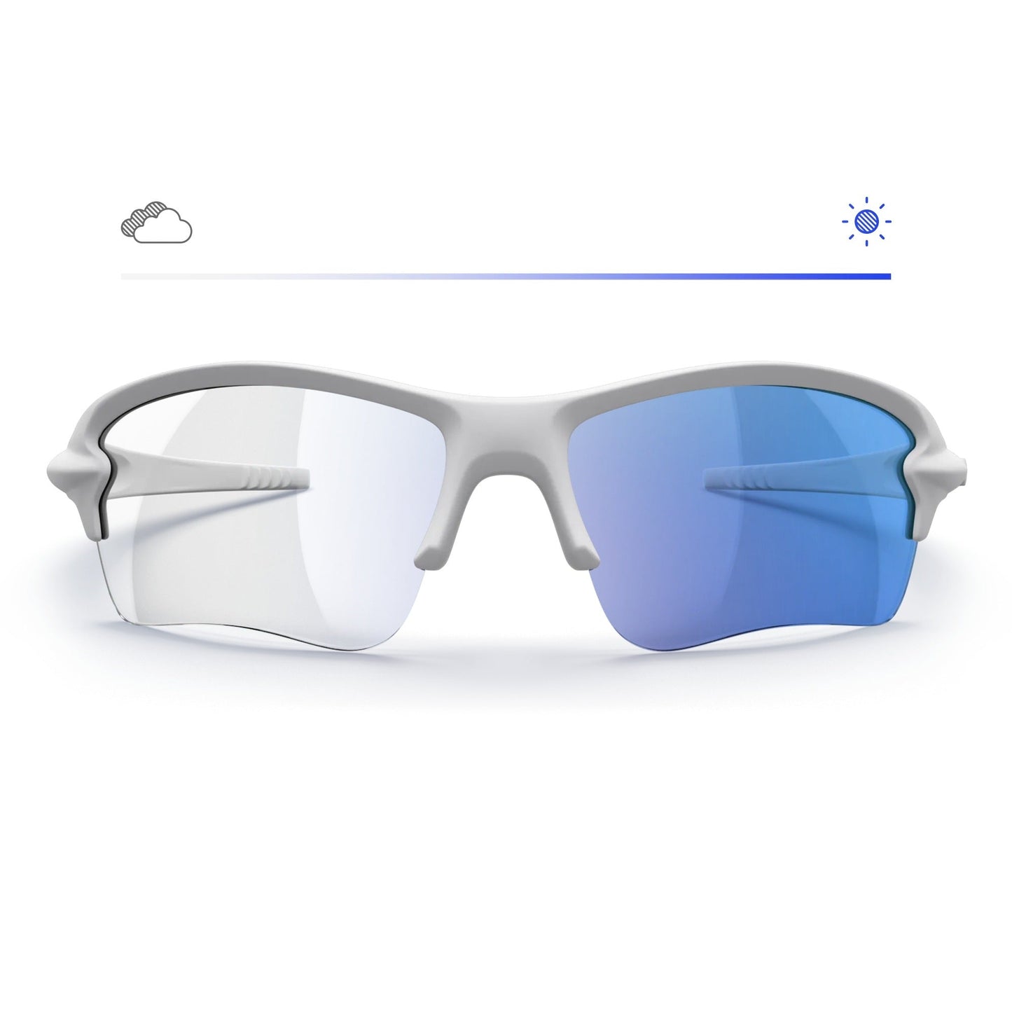 White Sling Blade Prescription Transitions® Colors