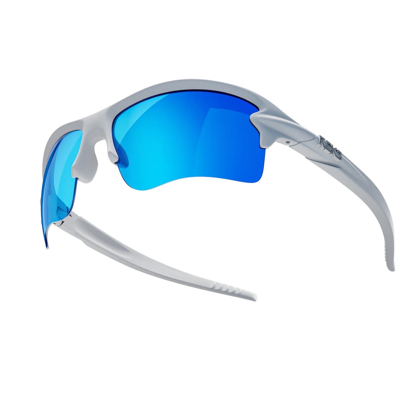 White Sling Blade Prescription Polarized Polycarbonate Sunglasses
