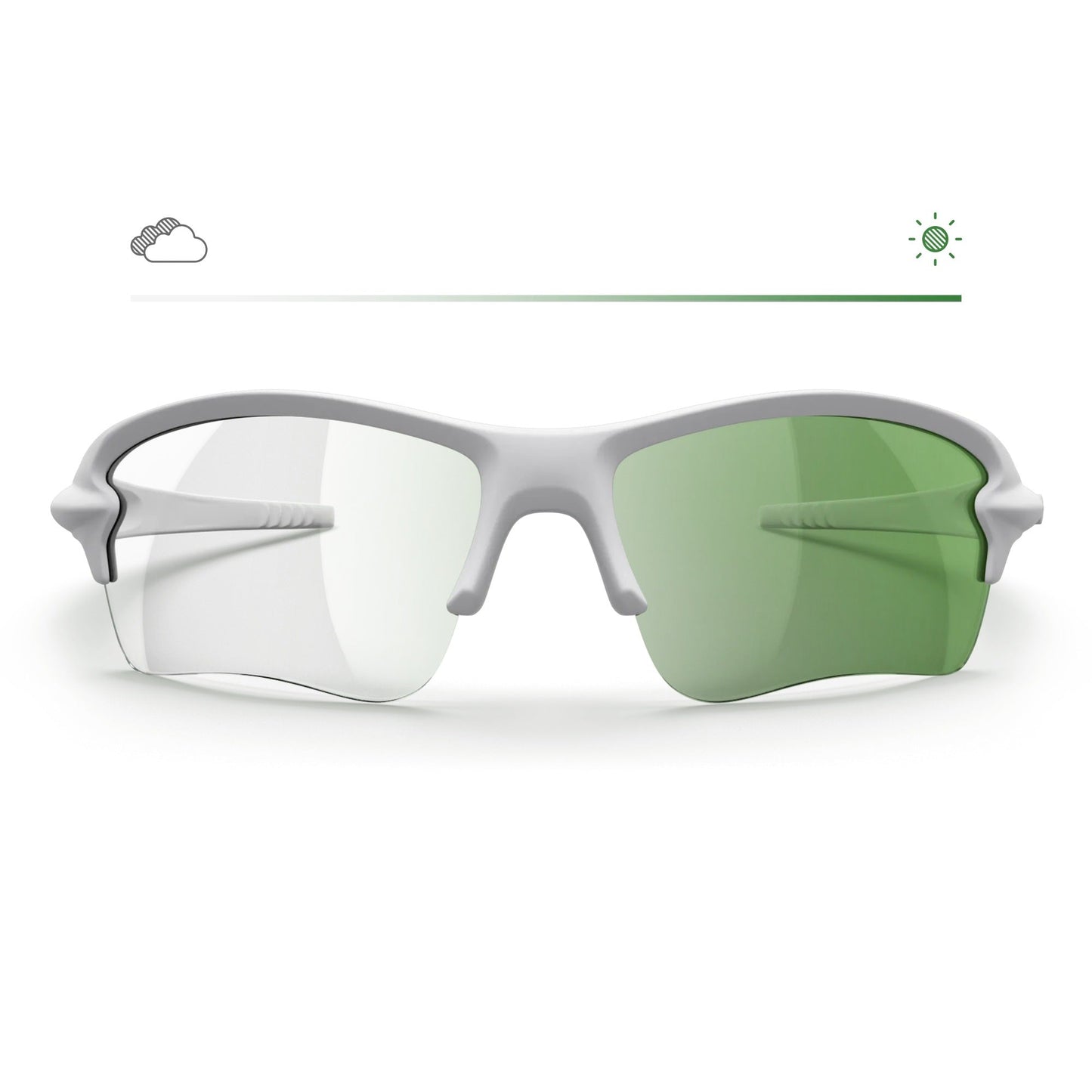 White Sling Blade Prescription Transitions® Colors