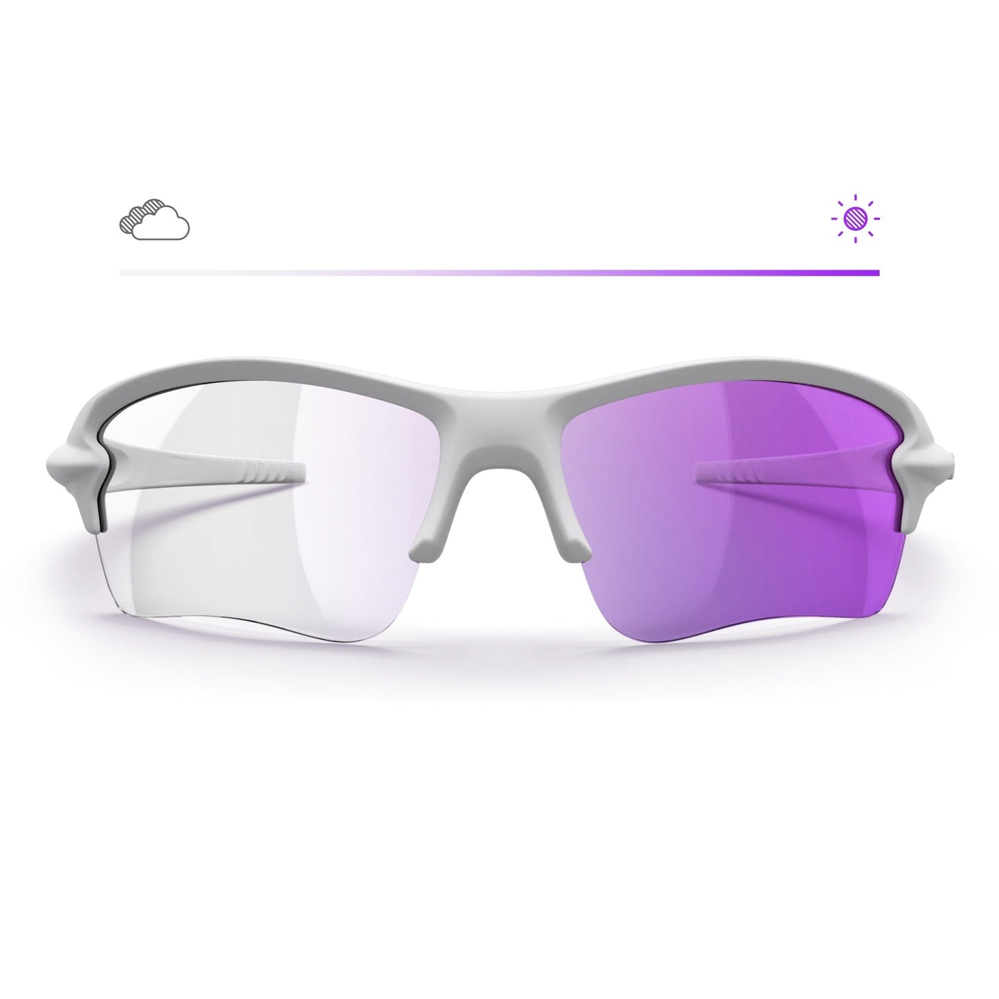 White Sling Blade Prescription Transitions® Colors