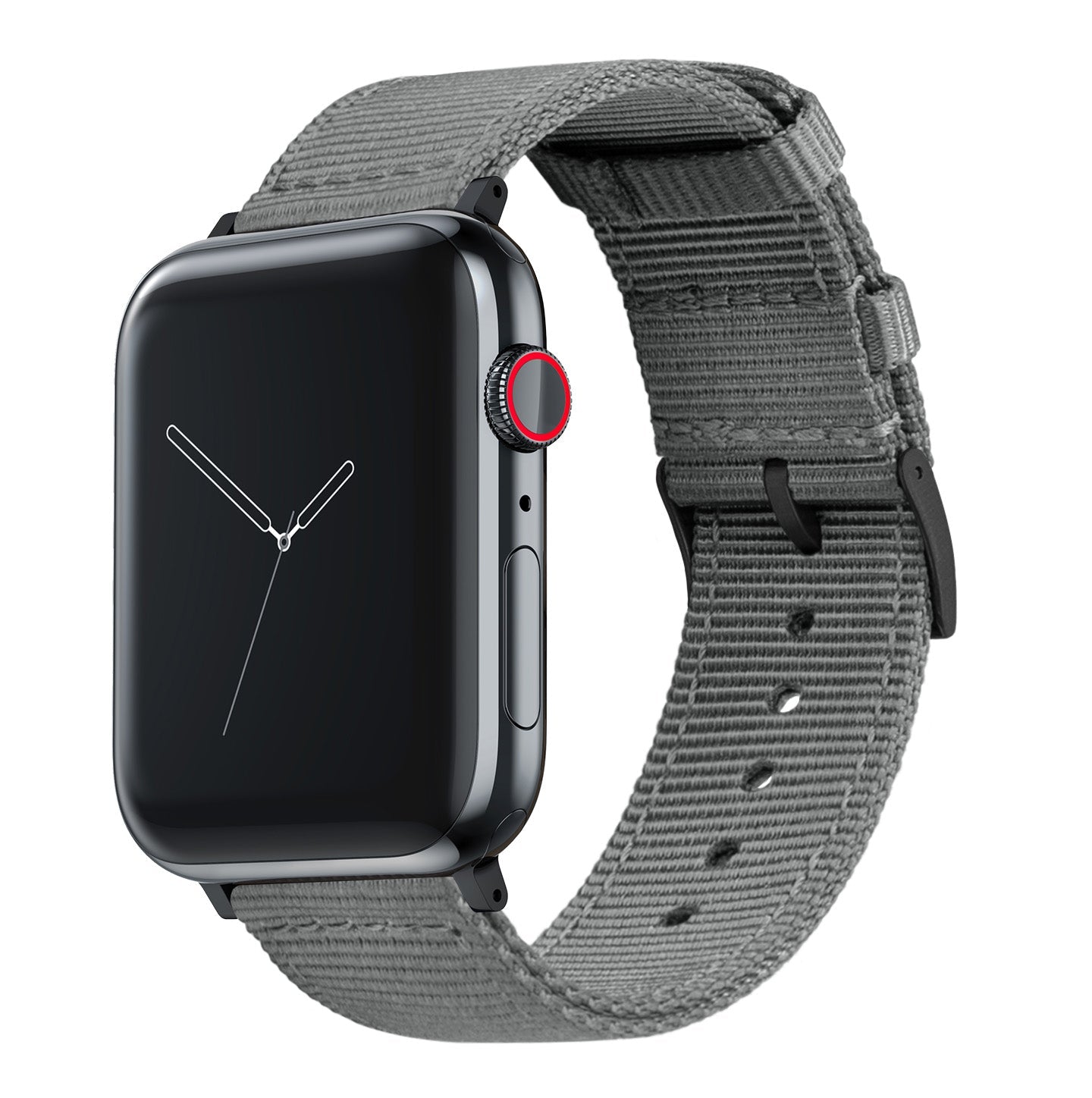 Apple Watch Two Piece NATO® style Smoke Grey Watch Band