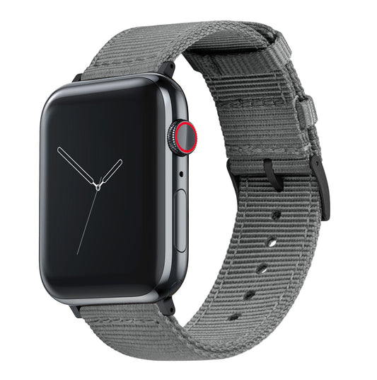 Apple Watch Two Piece NATO® style Smoke Grey Watch Band