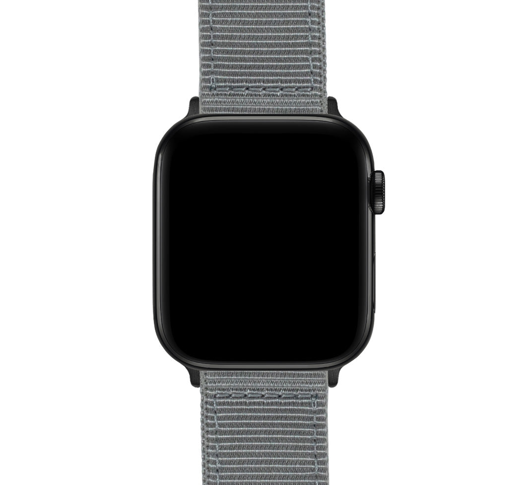 Apple Watch Two Piece NATO® style Smoke Grey Watch Band