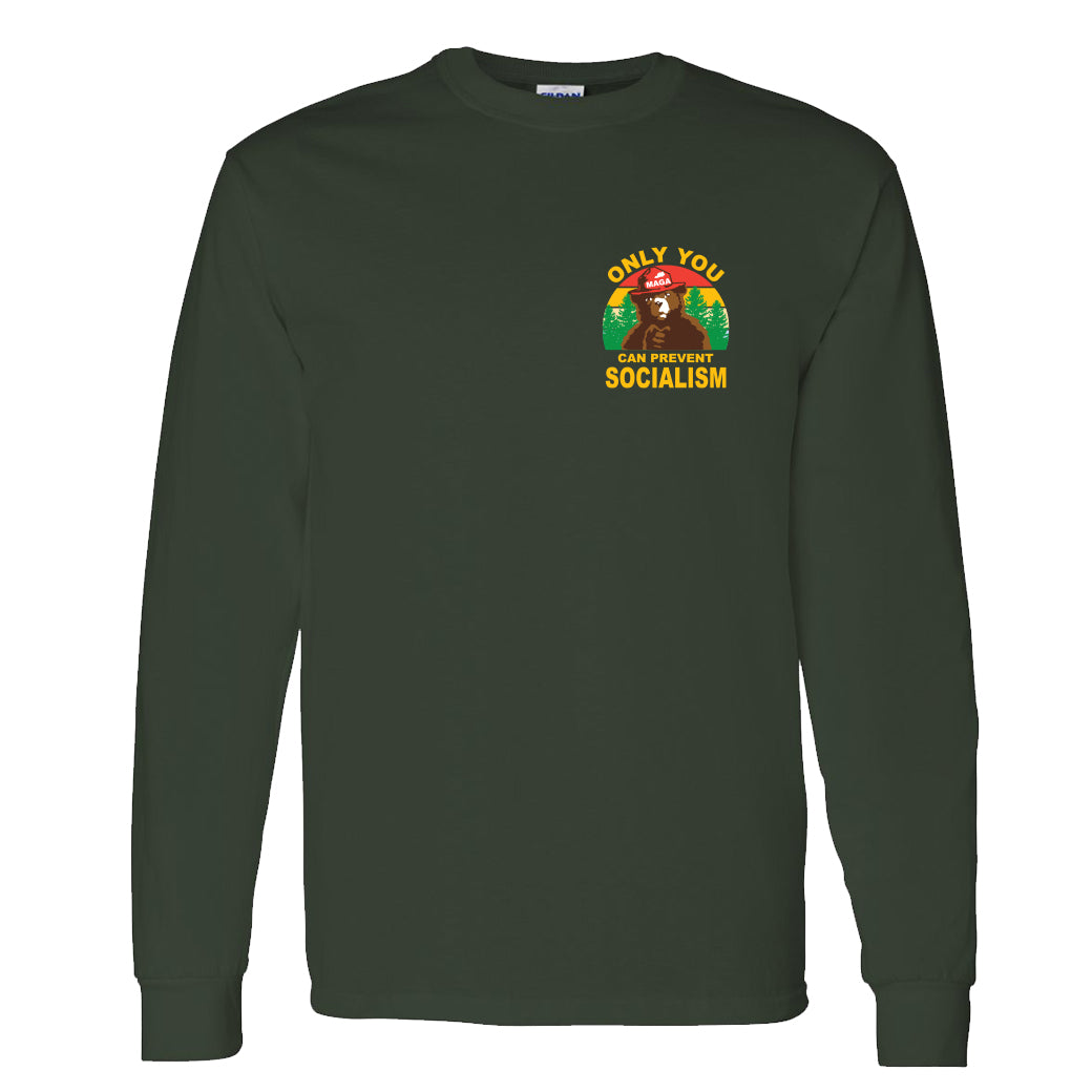 Longsleeve Smokey "Only You Can Prevent Socialism" T-Shirt
