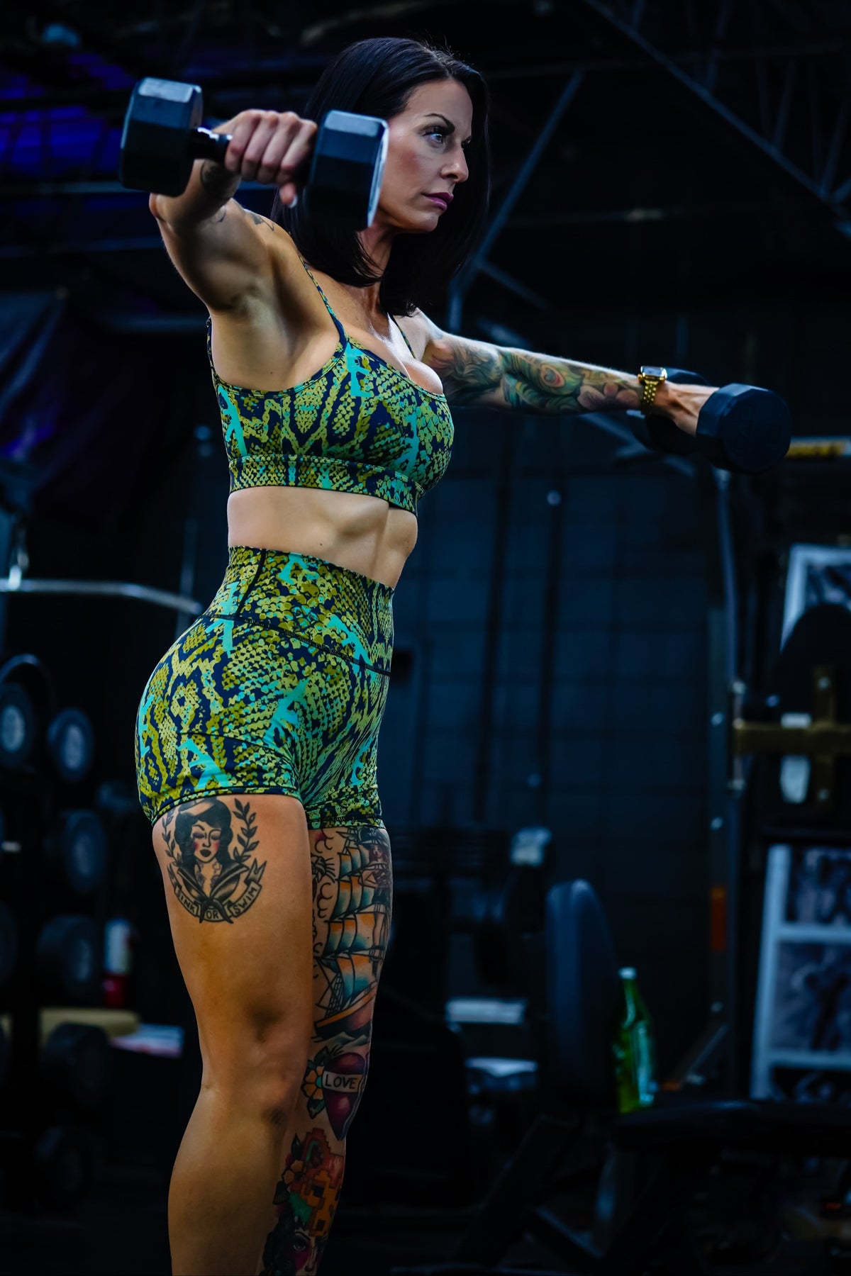 Straight Strap Sports Bra | Lethal Venom